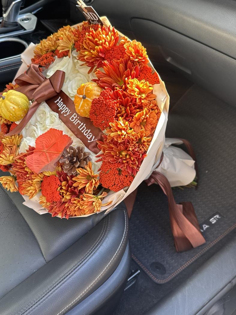 Autumn Birthday seasonal fall bouquet