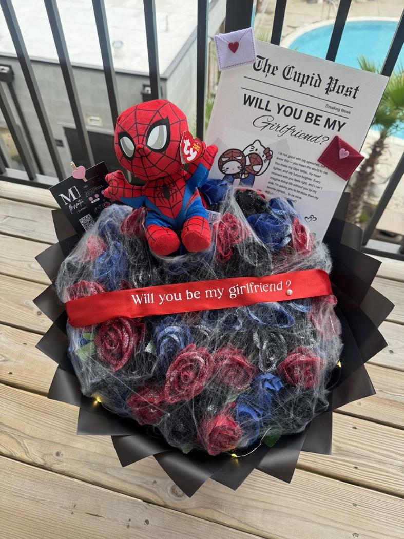 Spidey Proposal Bouquet